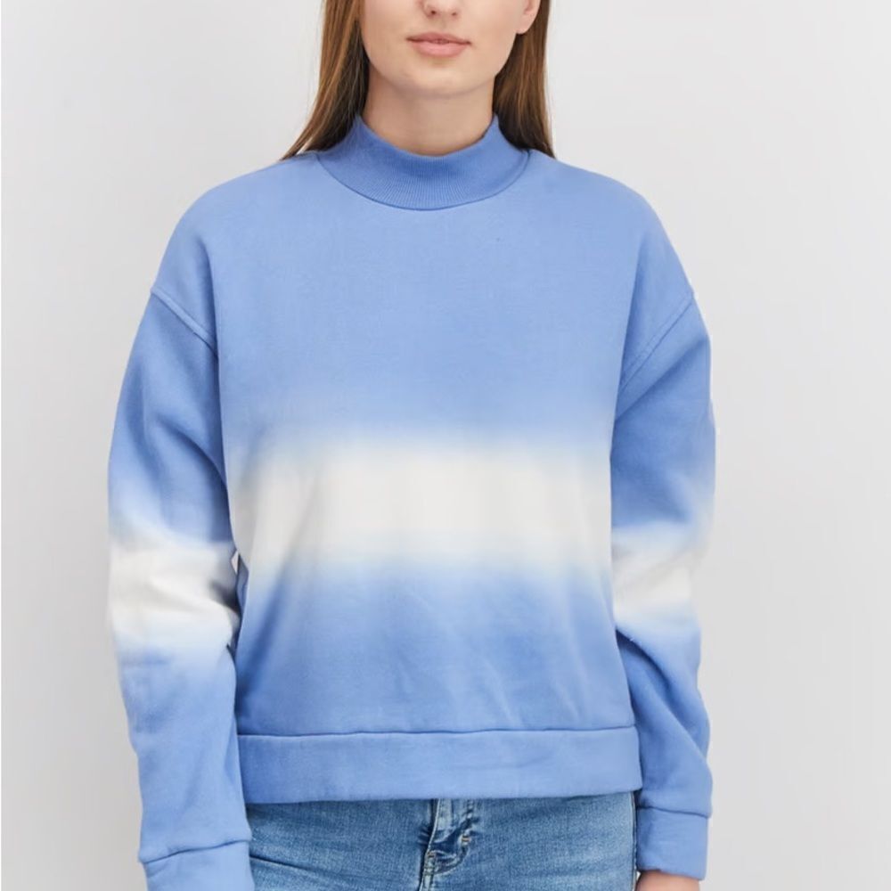 Oat New York small sweatshirt tie dye blue